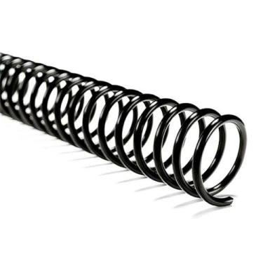 Imagem de Espiral Para Encadernação 29mm Preto Até 200 Fls 36 Unidades - Marketm