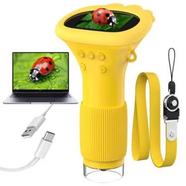 Imagem de Microscópio OUTACT Pocket para crianças 50-1000x com 8 LEDs