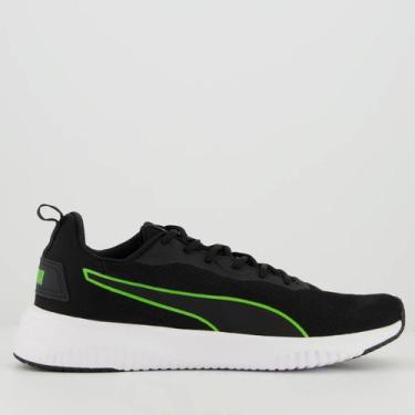 Imagem de Tênis Puma Flyer Flex BDP Preto e Verde, 41