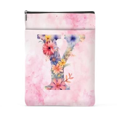 Imagem de Capa de livro à prova d'água retrô floral bolsa protetora presentes de aniversário para mulheres leitoras professora sobrinha acessórios bibliófilos clube do livro - 40