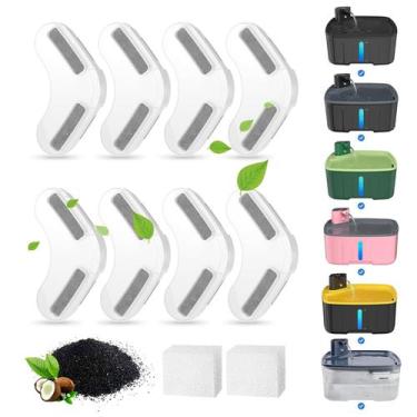 Imagem de Filtros de fonte de água Kenida para fonte de cães de 8 litros, pacote