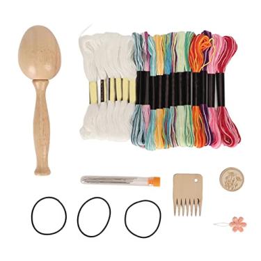 Imagem de Acouto Meias de Ovo de Darning de Madeira – Kit Completo Com Agulhas Grandes, Linhas de Costura, Protetor de Agulha e Elásticos – Toalhas de Remendar Perfeitas, Lenços e Muito mais!