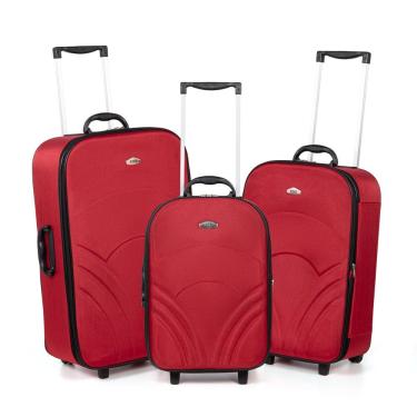 Imagem de Mala De Viagem 3 Peças Expansíveis Com Rodinhas Padrão Anac