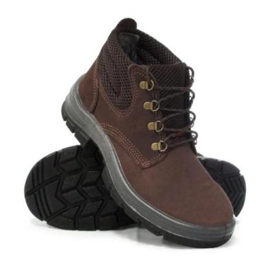 Imagem de Botina Couro Nobuck Cafe C/ Cadarço  Kala, Cafe