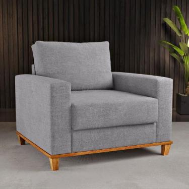 Imagem de Poltrona Living 82cm Linhão Viana Viero, Linhao Nanquim