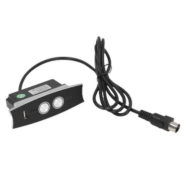 Imagem de Yunseity Controlador Reclinável Elétrico de 5 Pinos Com Interruptor Retroiluminado por LED de Carregamento USB para Cadeira Elevatória Elétrica, Ampla Compatibilidade para Vários Tipos de Móveis,