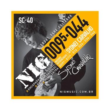 Imagem de Corda Nig Sc40 P/ Guitarra Sydnei Carvalho 9.5/44 - Ec0096