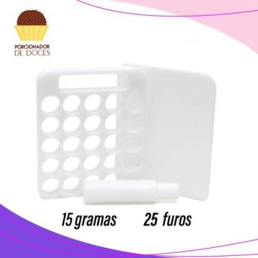 Imagem de Placa Porcionadora De Doces Brigadeiro Beijinho 15g Mini Top - Tribo S