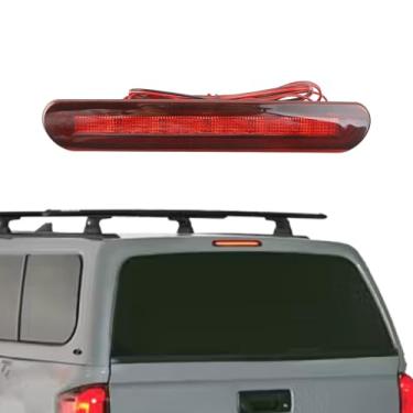 Imagem de Dasbecan Tampa de caminhão Topper LED 3ª luz de freio compatível com montagem embutida de 25.4 cm para tampas de caminhão Jason Montagem em superfície substitui # AT-LED-28X30-01
