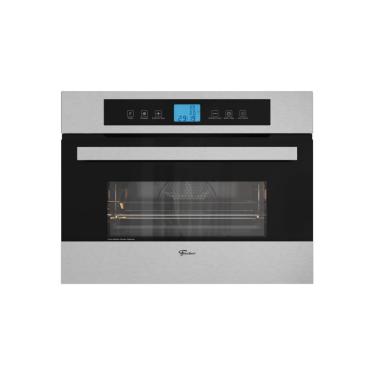 Imagem de Forno de Embutir Elétrico Fischer Platinium 43L com Timer Digital e 8 Funções Prata/Preto 220V
