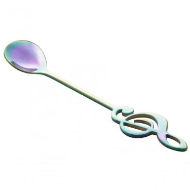 Imagem de Jogo Colheres De Cha Inox Music 4 Peças Rainbow - Rojemac