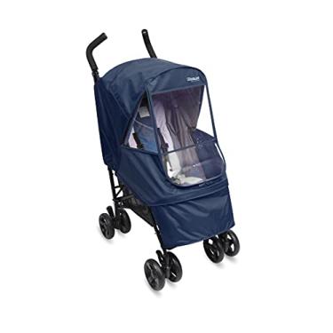 Imagem de Manito Elegance Capa de chuva para carrinho de bebê Alpha (5 cores disponíveis), Navy - Small