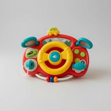 Imagem de Volante Infantil Interativo Som Luz Brinquedo Educativo Direção Musical Carro Criança Diversão Aprendizado Simulation
