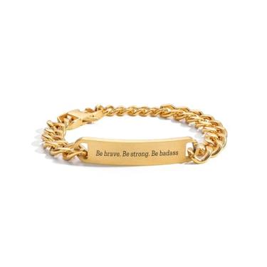 Imagem de TalesOfTi Pulseira masculina de aço inoxidável elegante e ajustável para homens joias minimalistas duráveis, One Size, Aço inoxidável, Sem Pedra Preciosa