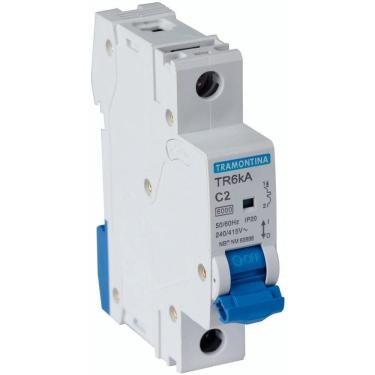 Imagem de Disjuntor Tr6ka 1 P 2 A Curva C Tramontina Tramontina