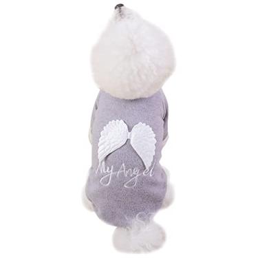 Imagem de Suéter de inverno pulôver de cachorro camiseta roupas para clima frio quente pet suéter roupas para cães roupas para cães roupas para cães de inverno macio não encolhível leve quente suéter para animais de estimação