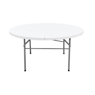 Imagem de MESA DOBRÁVEL REDONDA VIRA MALETA 8 PESSOAS 1,5M X 75CM