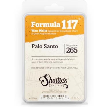 Imagem de Palo Santo Wax Melts - Fórmula 117-1 Barra altamente perfumada de 85 g - Feita com óleos essenciais e naturais - Coleção de cubos de purificador de ar de frutas e bagas