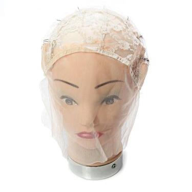 Imagem de Touca Com Tela Para Confecção De Peruca Front Lace Cor Loiro - C&C Sho