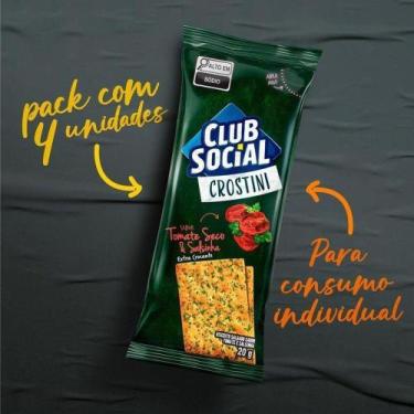 Imagem de Biscoito Crostini Tomate Seco e Salsinha Club Social 80g