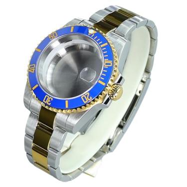 Imagem de FEIYASHI Relógio masculino Pro Sports Mergulho com caixa de 40 mm para NH35/34/36 Miyota8215 ETA2824 Movimento, Tampa inferior sólida 3, For ETA2824 PT5000 Movement, Caixa de relógio de luxo