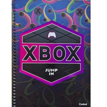 Imagem de Caderno Espiral Capa Dura Universitário A4 Xbox 80 Folhas Credeal Estampa 3