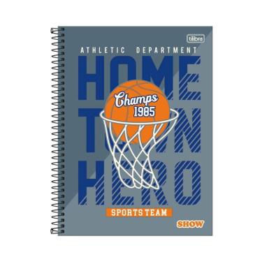 Imagem de Caderno Espiral Capa Dura Universitário Show Masculino 256 Folhas 16 Matérias Tilibra Estampa 7