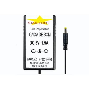 Imagem de Fonte DC 5V para Caixa de Som Bluetooth Logitech Z200 Z207 - Starfont