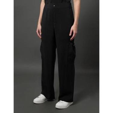 Imagem de Calça Feminina Cargo Com Regulador Calvin Klein Jeans-Feminino