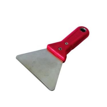 Imagem de Espátula P Cortador Raspador Para Pizza E Massas Em Inox Vermelha - Po
