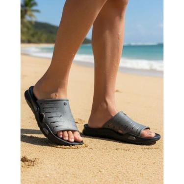 Imagem de Chinelo Masc. Drop Super Leve Tira Anatômica Boaonda 2348100, Grafite,