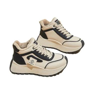 Imagem de Tênis Feminino Esportivo Casual De Primavera Com Sola Grossa E Confort