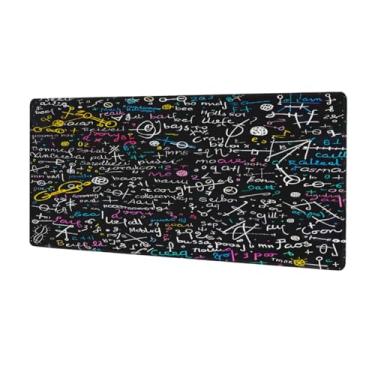 Imagem de Tapete de mouse grande educacional colorido à prova d'água para computador estendido tapete protetor de mesa antiderrapante base de borracha para escritório, computador, teclado, laptop e mesa de casa