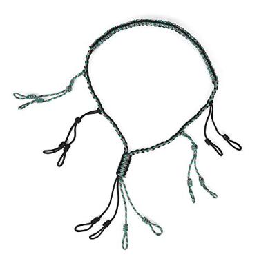 Imagem de Generic Cordão para Chamada de Pato, Colar Durável e Resistente Ao Desgaste para Caça Ao Ar Livre, Estilingue para Caça de Aves Selvagens (Preto + verde camuflagem)