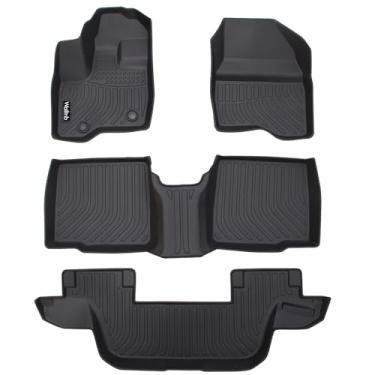 Imagem de Wailtnb - Tapetes de piso personalizados para Ford Explorer 2011-2014 7 modelos de passageiros banco banco proteção contra todos os climas impermeável antiderrapante durável forro de piso serve para