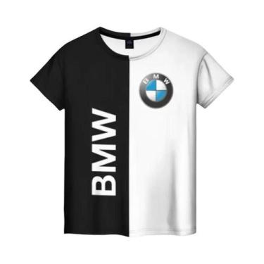 Imagem de Camiseta Masculina BMW De Verão Com Manga Curta, Estilo Esportivo Raci