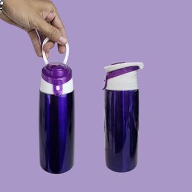 Imagem de Garrafa Sport Color com Bico 600ml Aluminio e Alça Refrescar - M do Br