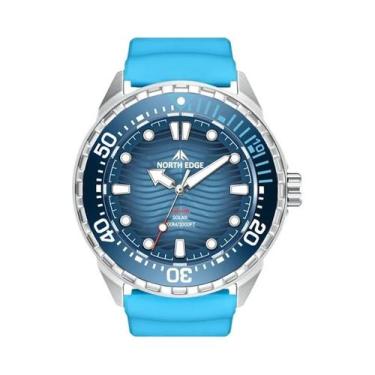Imagem de Relógio De Mergulho Masculino De Luxo Com Energia Solar NORTH EDGE TRI
