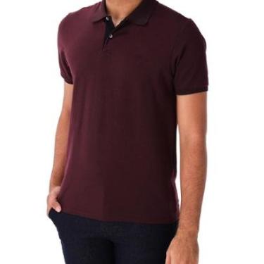 Imagem de Camisa Polo Casual Masculina Ogochi 007494035 Vinho-Masculino