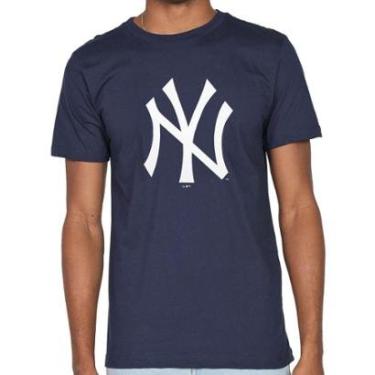 Imagem de Camiseta New Era Masculina MLB New York Yankees Azul Marinho-Masculino