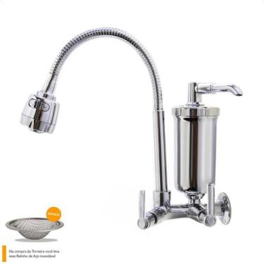 Imagem de Torneira com filtro cozinha parede gourmet - Toc Casa