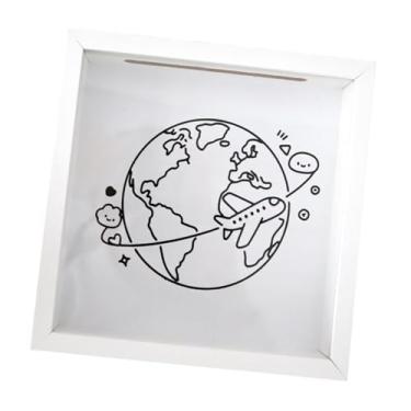 Imagem de Generic Caixa de Exibição com Moldura de Madeira e Multiuso para Lembranças, Ingressos e Fotos, 29 Cm X 29 Cm X 4.5