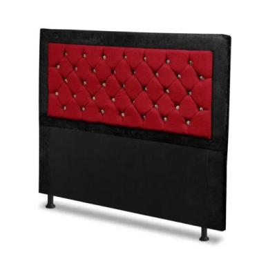 Imagem de Cabeceira Casal Super King 195cm Para Cama Box Berlim Suede Animale Pr