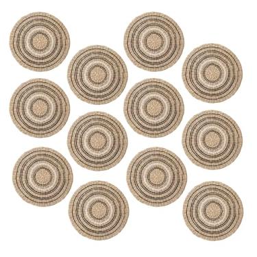 Imagem de Lugar Americano Fibra Natural Seagrass Para Mesa Posta 38cm 12 Peças