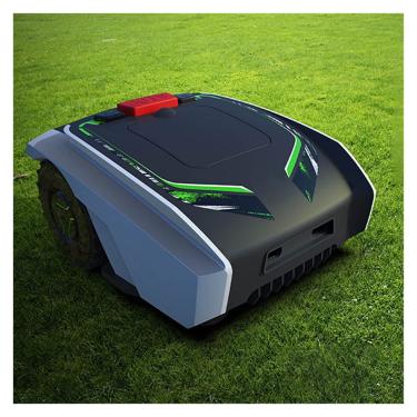 Imagem de Cortador de grama elétrico Cortador de grama inteligente totalmente automático Poda eficiente Telefone celular Planejamento Caminho Cortador de grama Robô de grama sem ruído e com baixa manutenção
