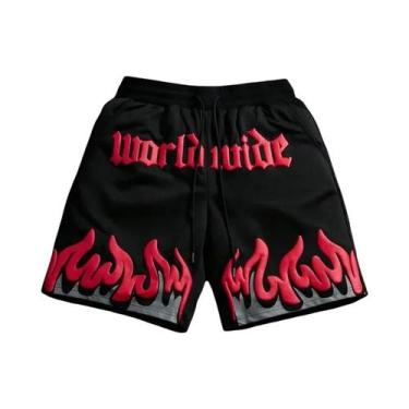 Imagem de Shorts De Praia Esportivos Impressos Em 3D De Secagem Rápida Para Verã