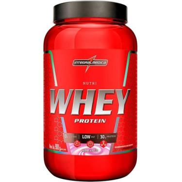 Imagem de Nutri Whey Protein Pote (907g) - Sabor: Morango. - Integralmédica