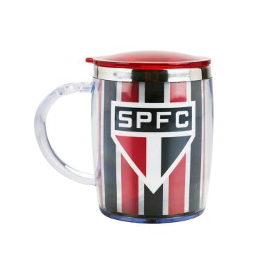 Imagem de Caneca Térmica Com Tampa 450ml São Paulo FC-Unissex