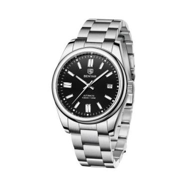 Imagem de Relógio Esportivo Automático Masculino Em Aço Inoxidável 10Bar À Prova