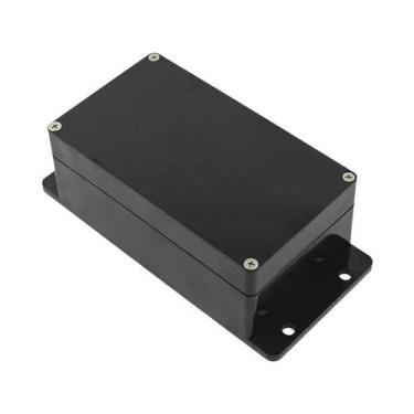 Imagem de Caixa De Junção Plástica ABS Preta À Prova d'Água IP67 Para Projetos E